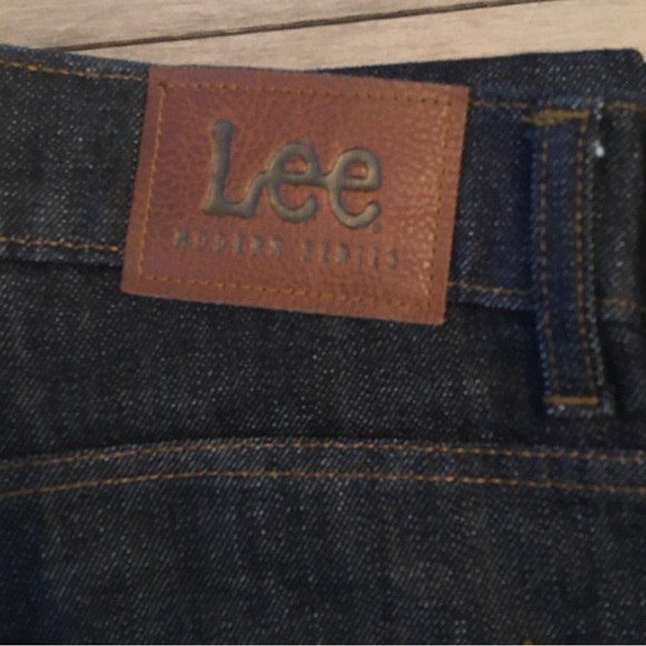 PREOWNED LEE MENS JEANS L231 SLIM FIT TAPPED LEG W33”x30”L LIKE NEW - Picture 8 of 11